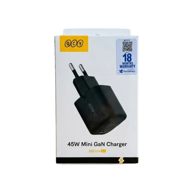 QCY 45W Mini GaN Charger (GN104EG)