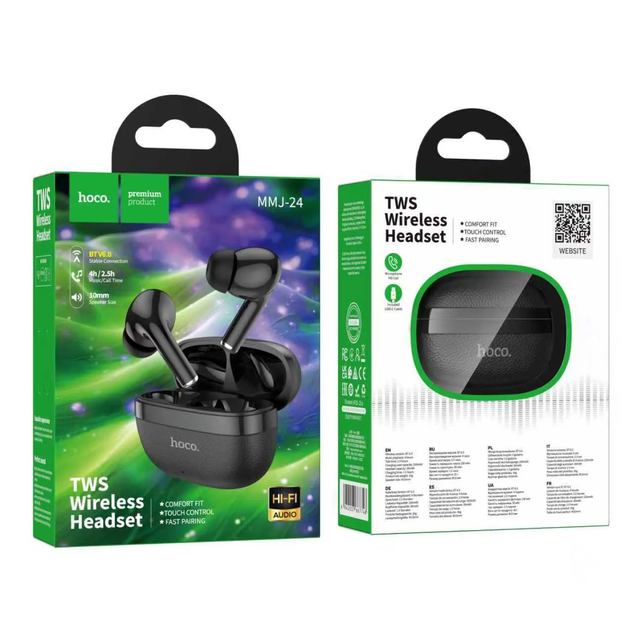Hoco MMJ-24 TWS Wireless Earbuds - image 3