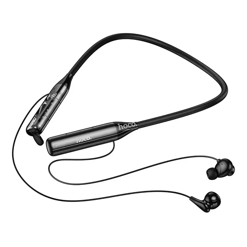 Hoco MMJ11 ENC Bluetooth Neckband Earphone | 100 Hours Music - image 3