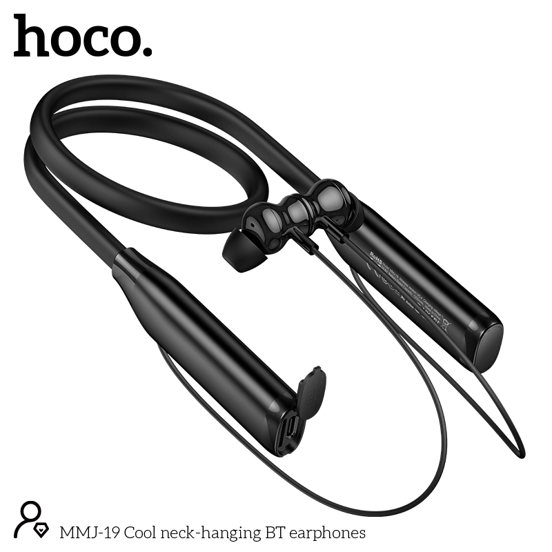 MMJ19 200-Hour Talk/Music Time Bluetooth Neck Mounted Earphone  - image 2