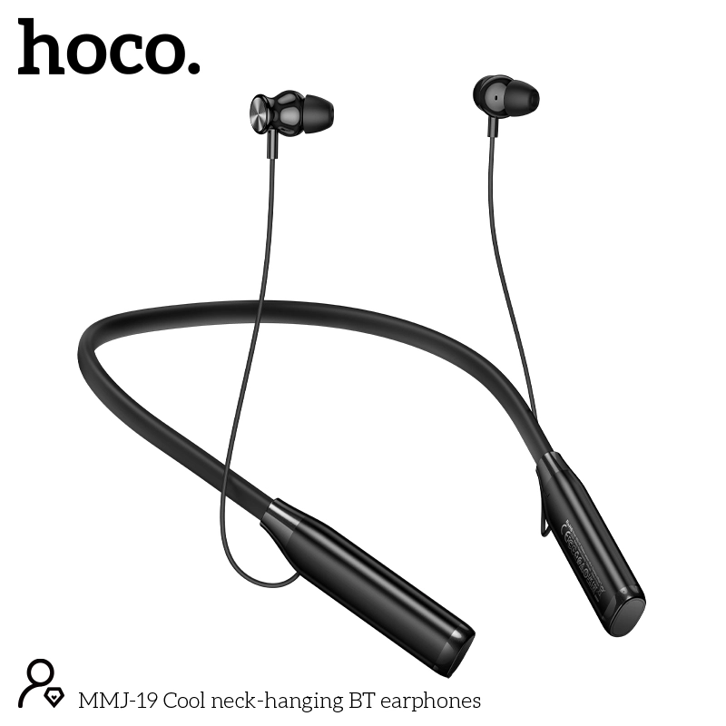 MMJ19 200-Hour Talk/Music Time Bluetooth Neck Mounted Earphone  - image 3
