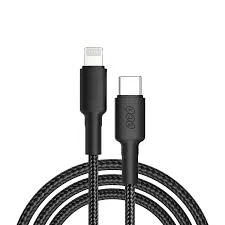 QCY DC08 1.2M 30W Quick Charge PD Type-C to Lightning Cable