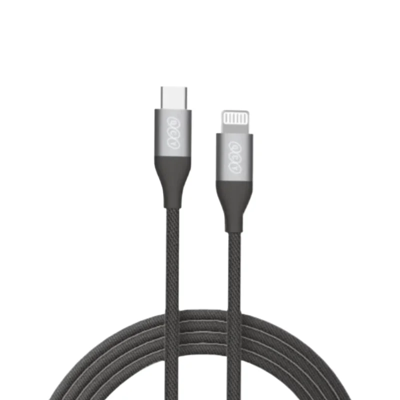 QCY DC23 27W Braided Type-C to Lightning Cable