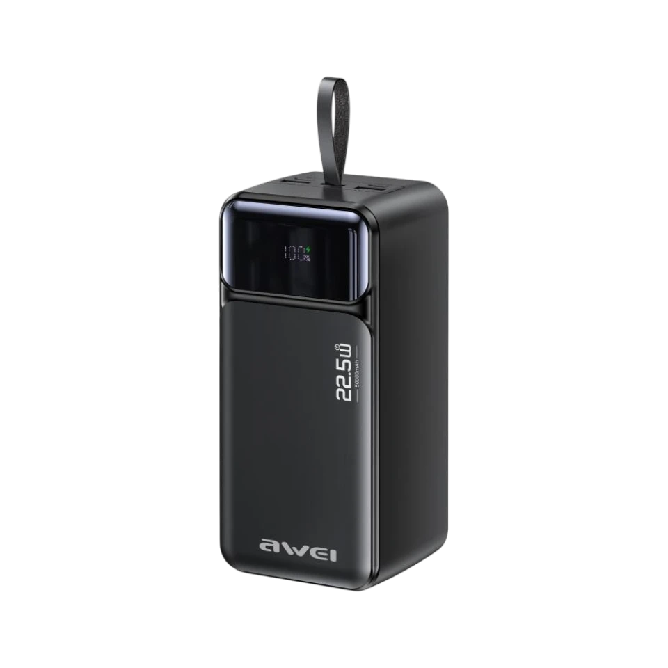 Awei PA-106 Multi‑Port 50000mAh 22.5W Portable Power Bank