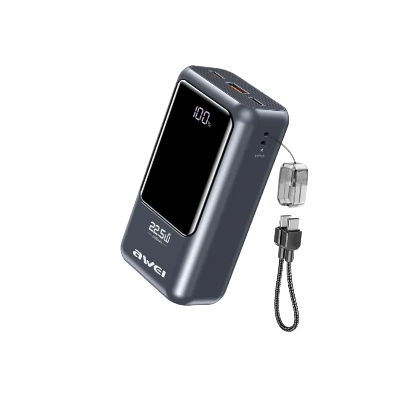 Awei PA100 Digital Display 20000mAH 22.5W Fast Charging Powerbank