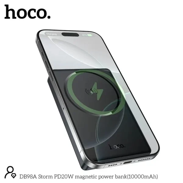 Hoco DB98A Storm PD 20W 10000mAh Slim Magnatic Power Bank - image 4