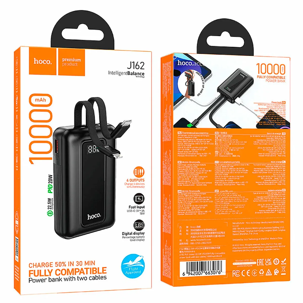 Hoco J162 Full Power 10000mAh 22.5W Power Bank - image 4