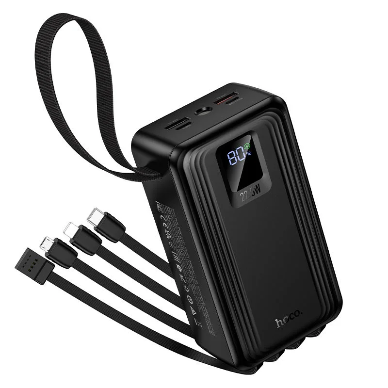 Hoco J173A 30000mAh Power Bank 22.5W+PD20W+ dual Lighting Four Cables