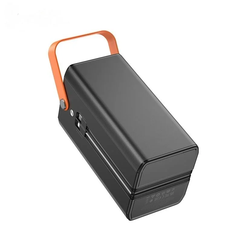 Hoco MMJ21 Action 100000mAh Power Bank – 22.5W, 8 USB Ports, Floodlight & Rugged Handle - image 2