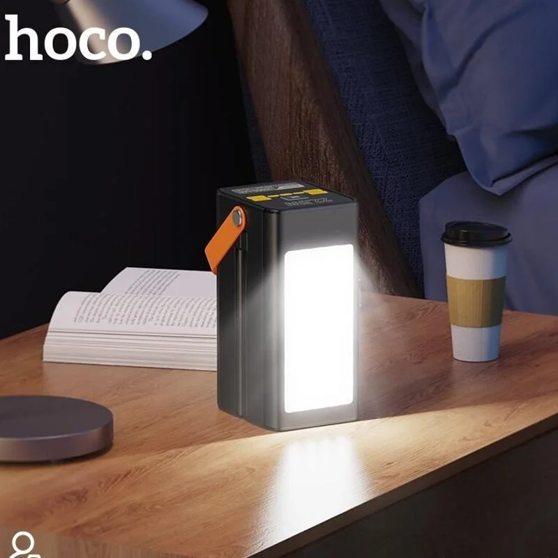 Hoco MMJ21 Action 100000mAh Power Bank – 22.5W, 8 USB Ports, Floodlight & Rugged Handle - image 3