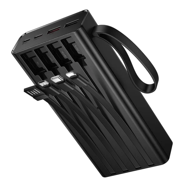 J155 20000mAh 22.5W Fast Charging Power Bank with Built-in Cables - image 2