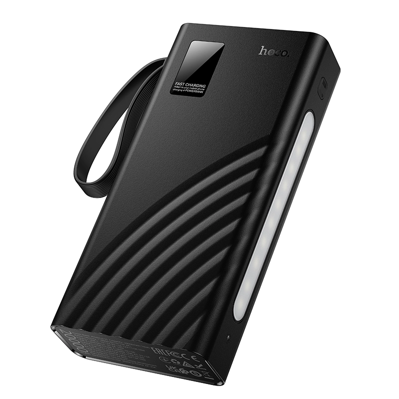 J155 20000mAh 22.5W Fast Charging Power Bank with Built-in Cables - image 3
