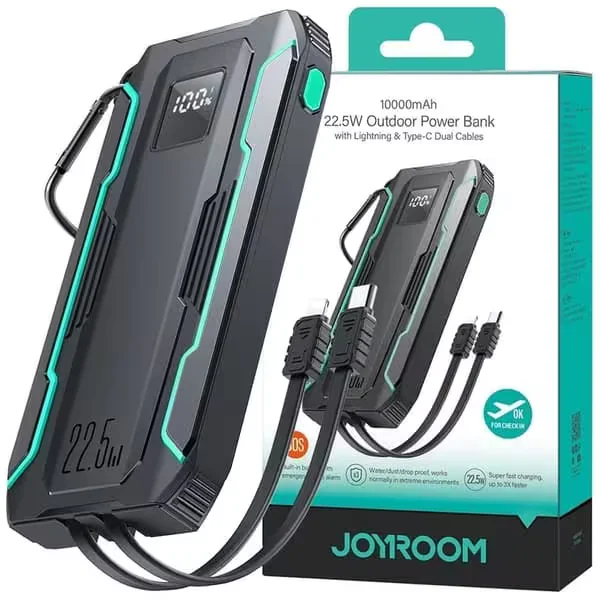 Joyroom JR-L017 22.5W 10000mAh Power Bank with Dual Cables - image 3