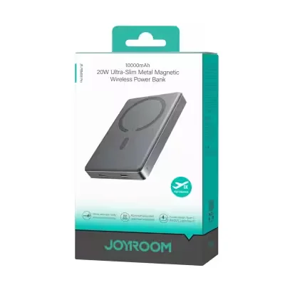 Joyroom JR-PBM08 Pro 20W Metal Magnetic Wireless Power Bank 10000mAh