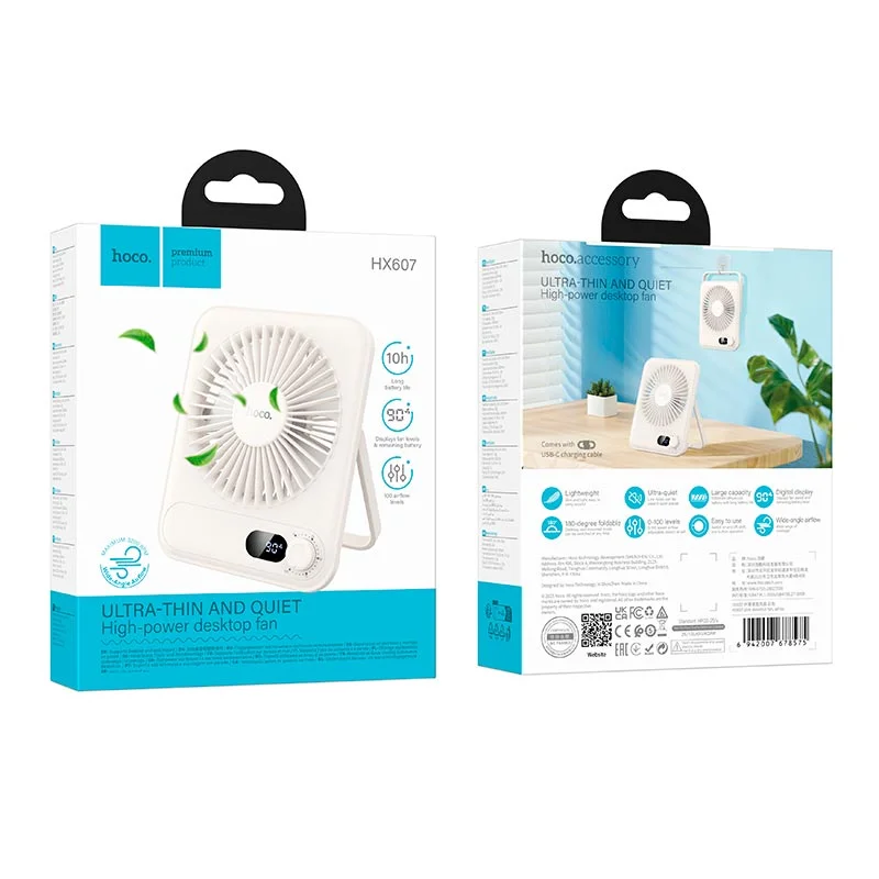 Hoco HX607 Slim Desktop Fan - image 3