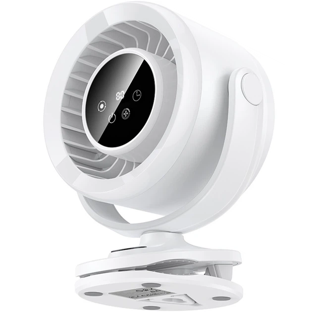 HOCO HX608 3‑in‑1 Automatic Rotating Clip Fan Table