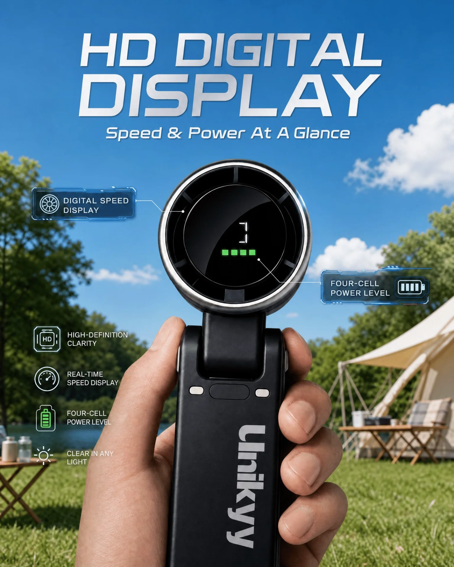 Unikyy Blade Pro Handheld Portable Turbo Fan - image 3