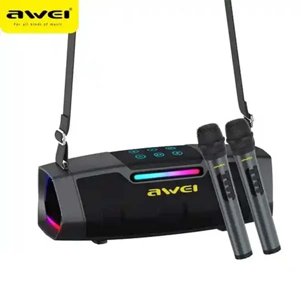 Awei KT28 Karaoke Wireless Speaker With Dual Microphone - image 2