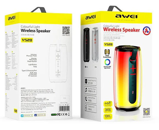 Awei Y528 Colorful Light Wireless Speaker - image 4