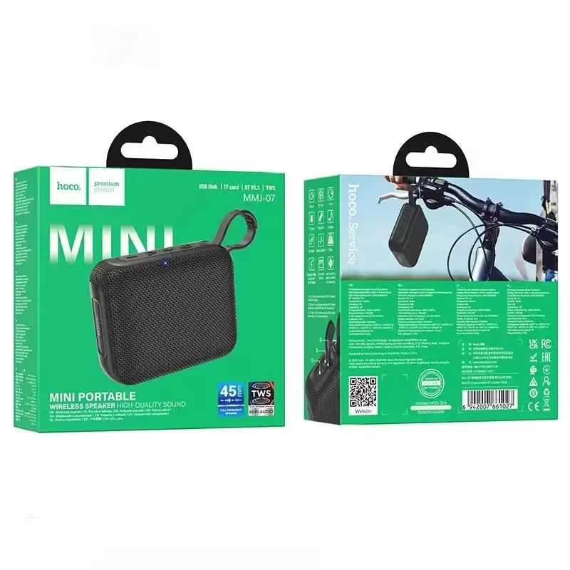 Hoco MMJ07 Wireless Speaker | 4-Hour Playtime | Supports BT, TF, USB & TWS - image 2